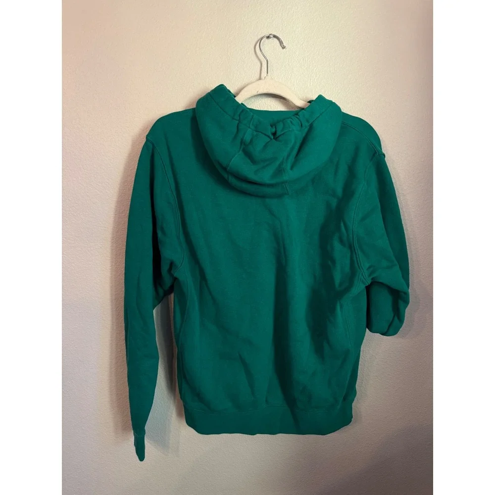 Nike Hoodie Women Small Green Excellent Sportswear Club Fleece Pullover Logo